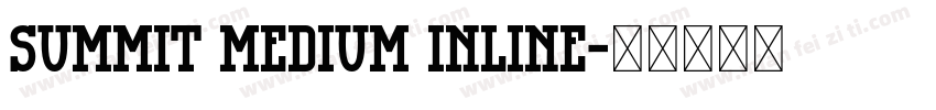 Summit Medium Inline字体转换